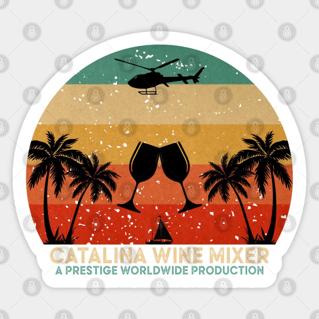Catalina Wine Mixer Sticker by Indiecate